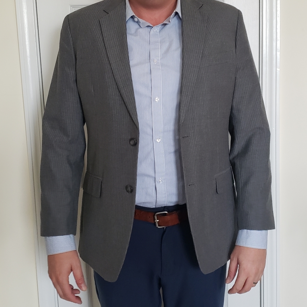 Grey Pinstripe Merona Suit